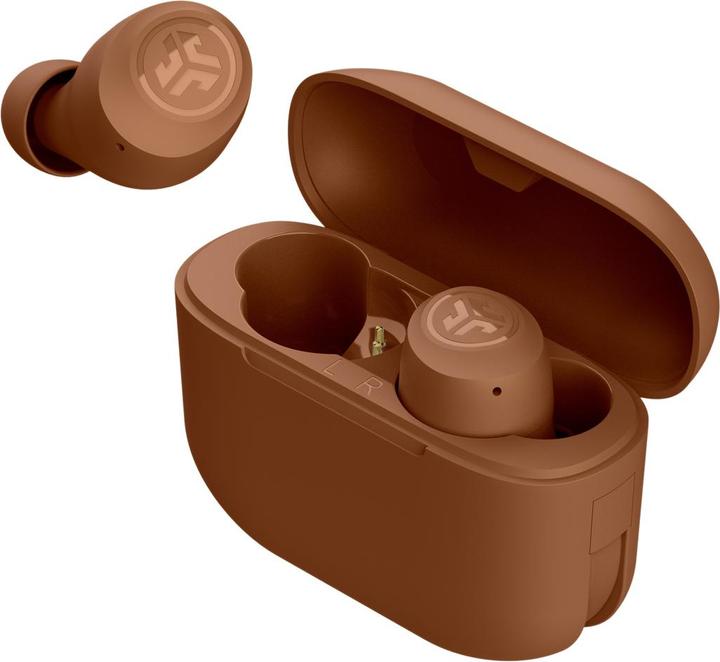 Actual product image JLab Audio JLab Go Air Tones Pantone 1615 C In-Ear True Wireless Headphones 32h Hours Playtime, Built-In (32 h, Wireless)