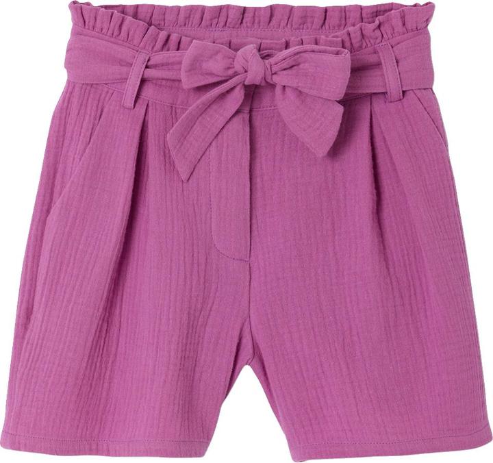 Actual product image Vertbaudet Mädchen Musselin-Shorts mit Gürtel (158)