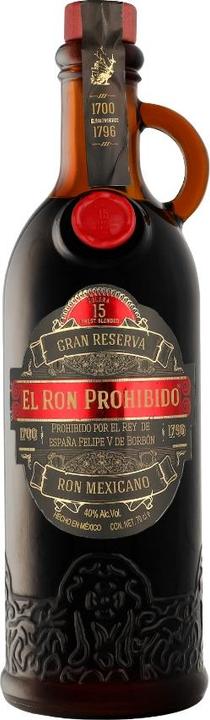Produktbild El Ron Prohibido Solera 15 Reserva Finest Blended Mexican Rum (1 x 70 cl)