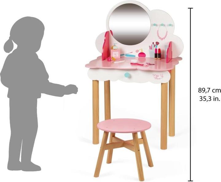 Image du produit Janod table coiffeuse (56 x 38 x 89,5 cm)