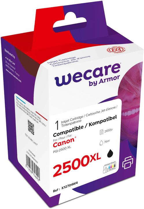 Immagine prodotto Wecare Inchiostro XL nero PGI-2500XLBKWE per Canon MAXIFY MB5050 76ml (FC)