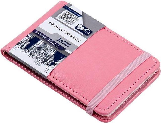 Actual product image Album for 20 business cards Coral Jazz ELEFANT