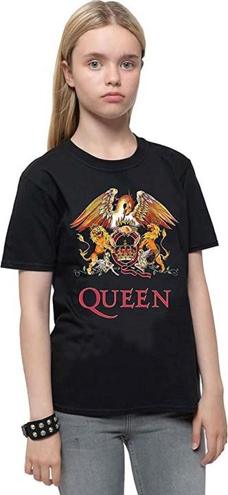 Immagine prodotto Queen Maglietta in cotone Classic Crest per bambini/ragazzi (140)
