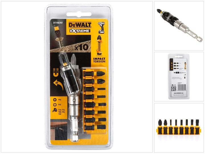 Immagine prodotto DeWalt BitSet (25 mm, 30 mm, 15 mm, 20 mm, 10mm)