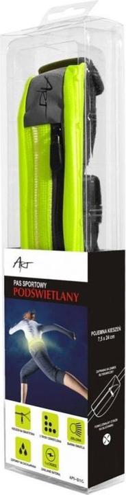 Actual product image Art Pas sportowy podświetlany z kieszenią zielony (APS-01G)