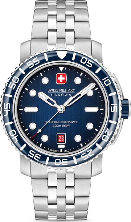 Swiss Military Hanowa Herrenuhr (Taucheruhr, 44 mm)