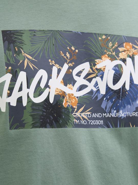 Actual product image Jack & Jones Jjhawaii Shape Tee Ss Crew Neck Ln (XS)