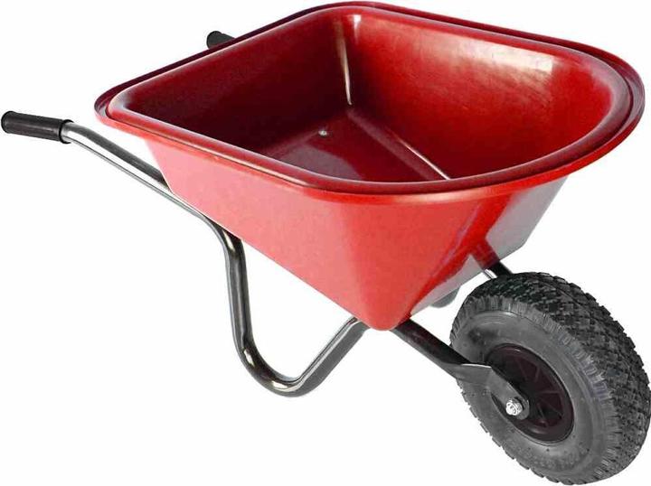 Actual product image FORT Children's wheelbarrow 20l red mounted, with PU wheel
