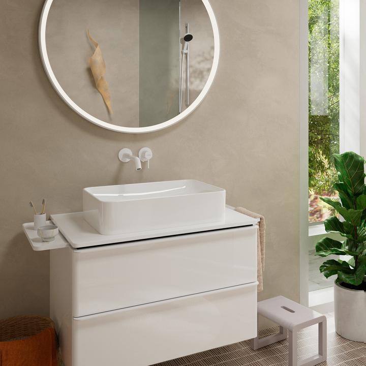 Actual product image hansgrohe Tecturis S single lever concealed washbasin mixer for wall mounting, projection 225 mm, 73