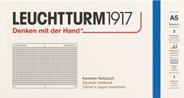 Image du produit Leuchtturm1917 Carnet de notes (A5, Quadrillé, Couverture rigide)
