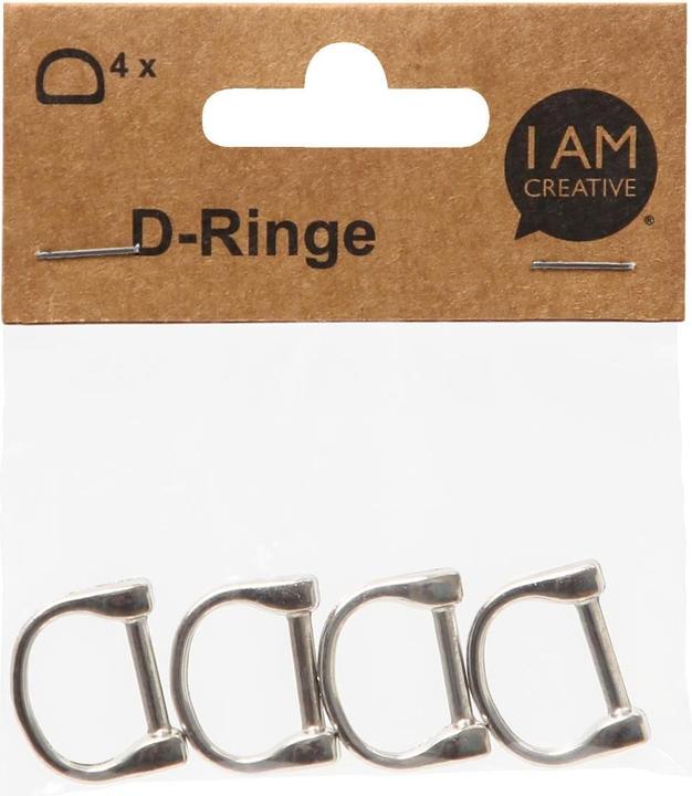 Produktbild Lalana Anhänger D-ring 24 x 19 mm, 4 Stück