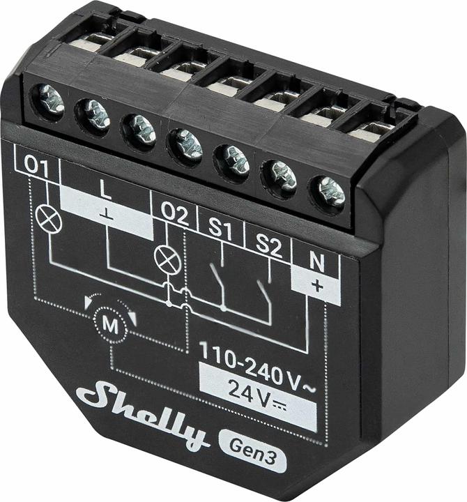 Produktbild Shelly 2PM Gen3 x2 (Schaltaktor)
