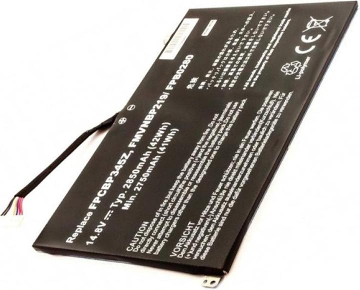 Produktbild Fujitsu Akku FMVNBP219, FPB0280, FPCBP345Z (4 Zellen, 2850 mAh)