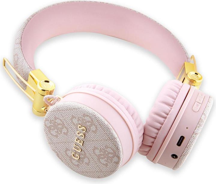Immagine prodotto Guess Wireless Leather Headphone with Metal Logo (Nessuna soppressione del rumore, 6 h, Senza fili)