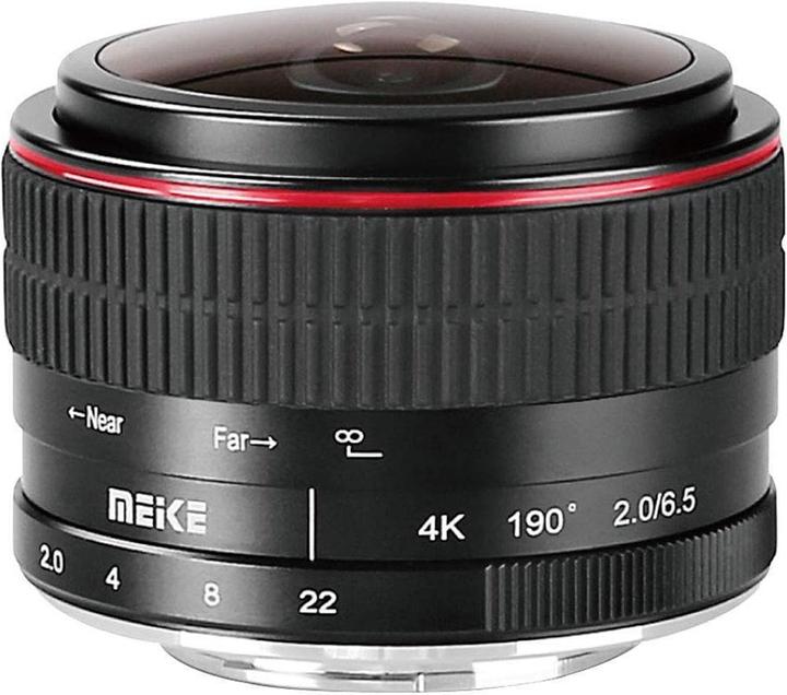 Produktbild Meike 6.5mm f/2-22 MFT (Micro Four Thirds, APS-C / DX)