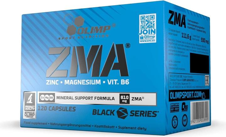 Produktbild Olimp Sport Nutrition ZMA (T-Activation) 120 Caps (120 Stück, Kapseln, 111.60 g)