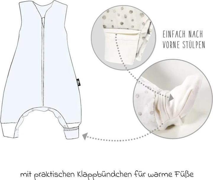 Actual product image Alvi Schlafsäcke Sleep-Overall - Jungle - Gr. 80 cm (70 cm, 2.5 TOG, All-season)