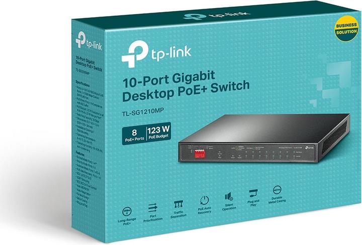 Immagine prodotto TP-Link TL-SG1210MP (9 Porti)