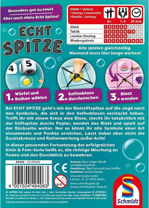 Produktbild Schmidt Spiele Echt Spitze (Deutsch)