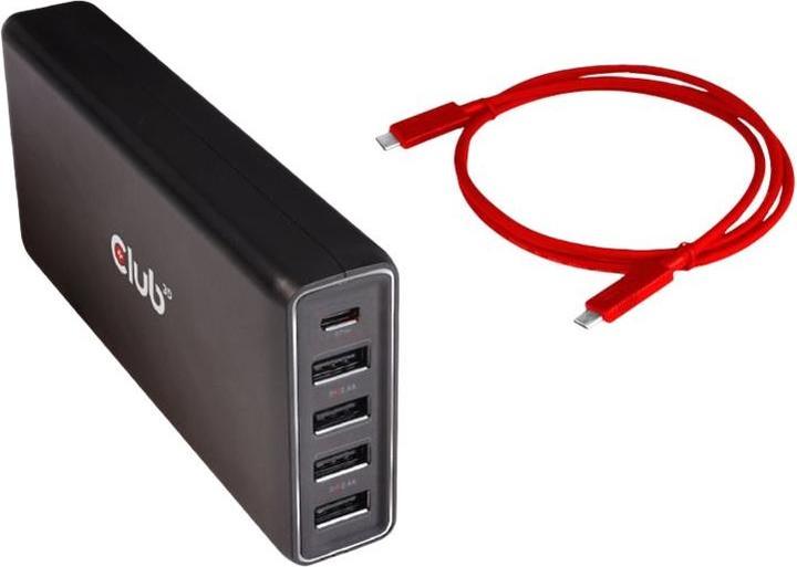 Produktbild Club 3D CSV-1564W100 (USB-C, 1 Ports)