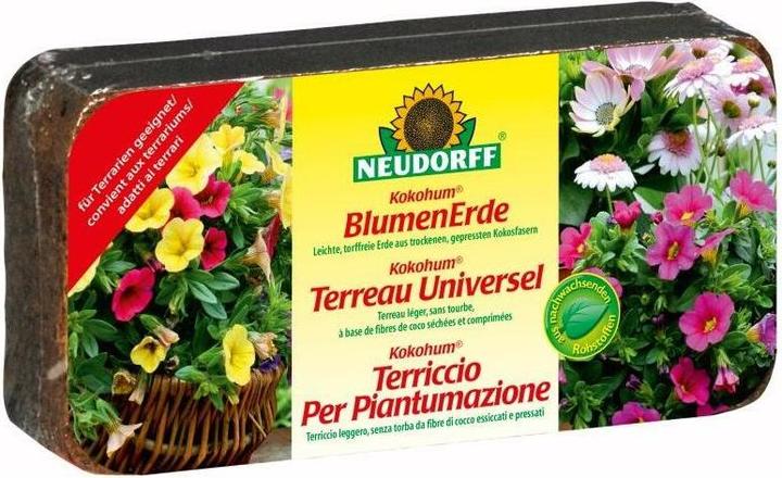 Produktbild Neudorff Kokohum Blumenerde (7 l, Erde ohne Torf, Coco Slab)
