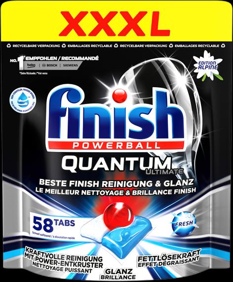 Produktbild Finish Quantum Ultimate XXL (Caps, Tabs, 58 Waschgänge)
