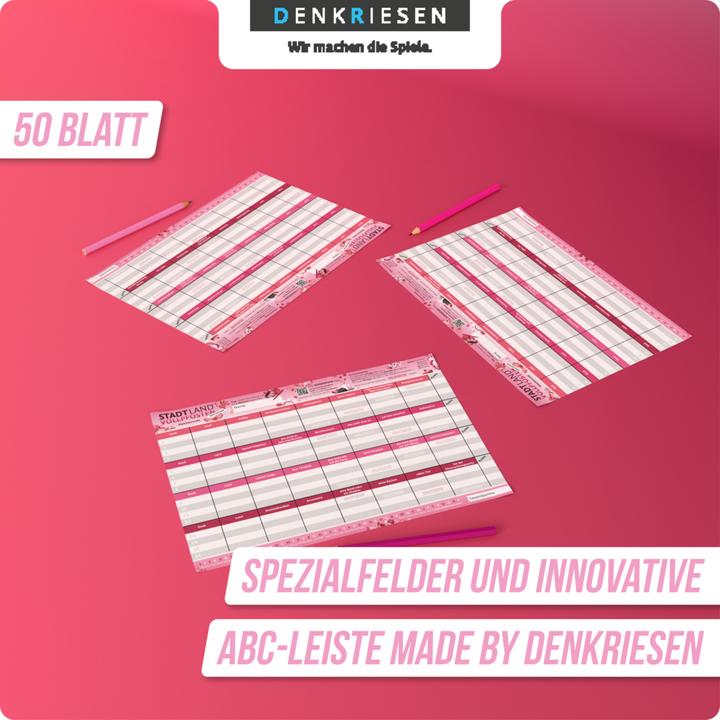 Produktbild Denkriesen Stadt Land Vollpfosten - Mädchenrunde (Deutsch)