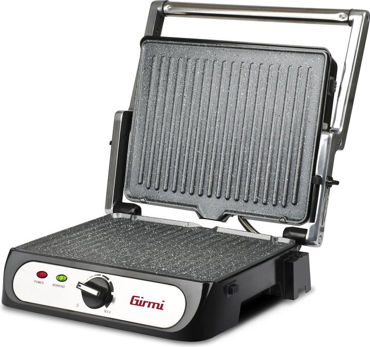 Actual product image Girmi BS41 Grill pan with removable stone plates