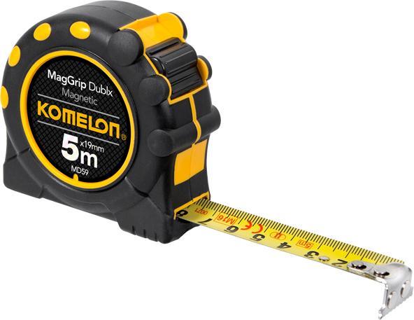 Actual product image Komelon Roulette MAG GRIP DUPLEX 5 mx 19 mm (M)