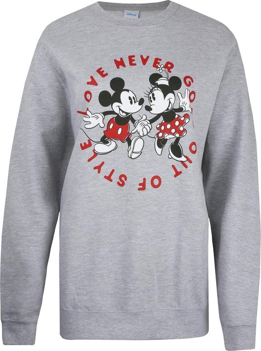 Disney Liebe geht nie aus der Mode Sweatshirt mit Rundhalsausschnitt (S)