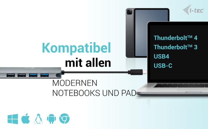 Immagine prodotto i-tec Nano (USB-C, 9 Porti)