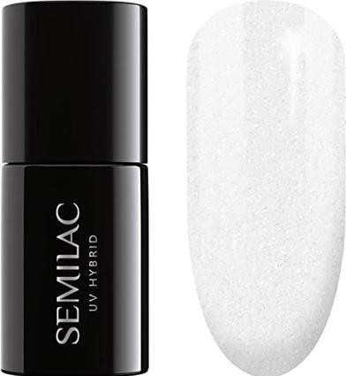 Actual product image Semilac 091 Glitter Milk 7ml (UV gel varnish)