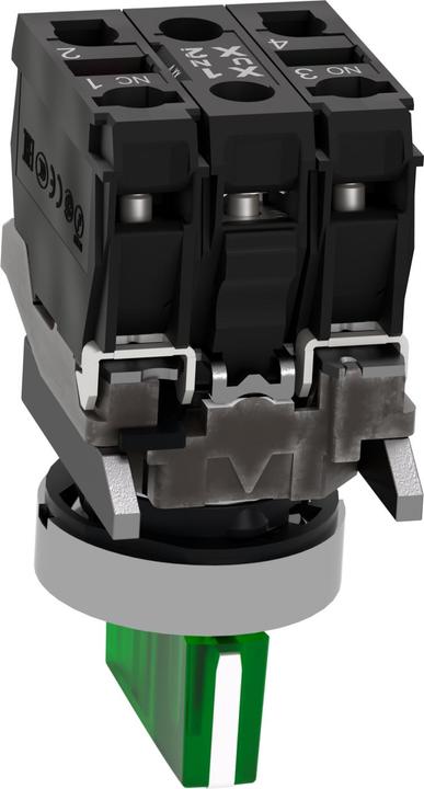 Immagine prodotto Schneider Electric XB4BK133G5 Selettore illuminato dispositivo completo verde 3 selettori illuminati