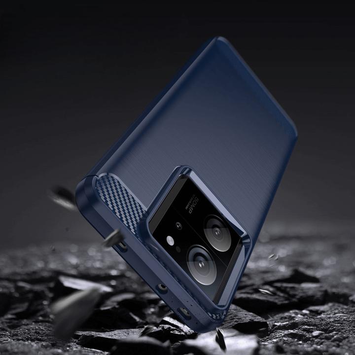 Produktbild Cover-Discount Xiaomi 13T / 13T Pro - Metall Carbon Look Hülle blau (Xiaomi 13T)