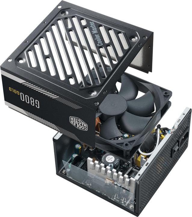 Actual product image Cooler Master ALIMENTATORE 800W G800 GOLD PFC-A 80+GOLD FAN 120MM (800 W)