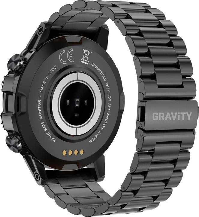 Image du produit Gravity SMARTWATCH MĘSKI GT9-2 - WYKONYWANIE POŁĄCZEŃ, CIŚNIENIOMIERZ (sg021b) (48 mm)