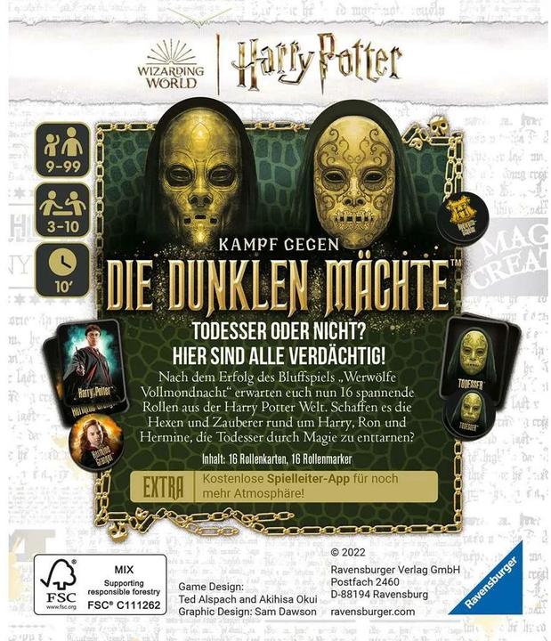Actual product image Ravensburger Harry Potter fight against dark forces (German)