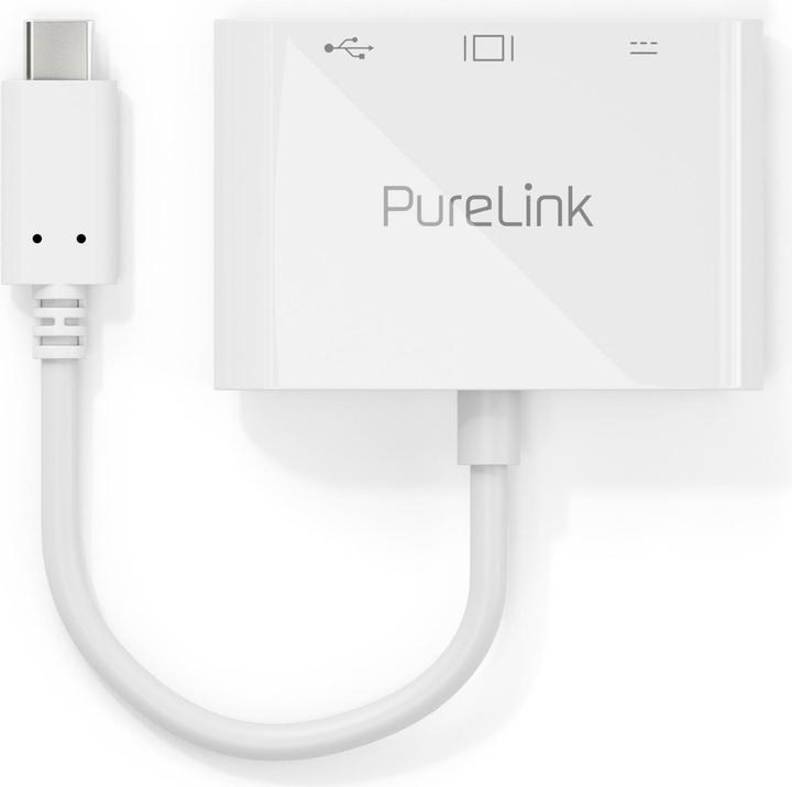 Immagine prodotto Purelink Premium Adapter USB-C - Multiport (USB 3.1, USB-C, HDMI, 18.90 cm)
