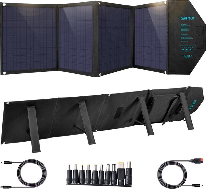 Actual product image Choetech solar charger (80 W, 3.90 kg)