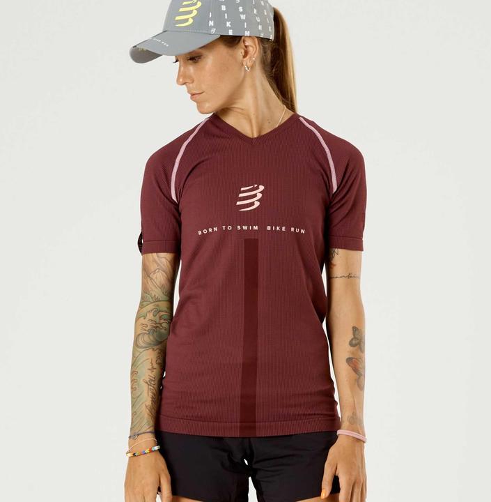 Actual product image Compressport Training Tshirt SS W - SwimBikeRun 2020 (XS)