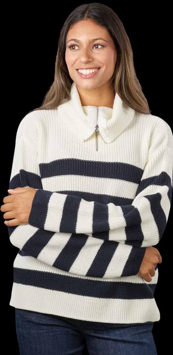 Immagine prodotto Marc O'Polo Long Sleeve Pullover Toryer Multi/Deep Blue Sea (S)