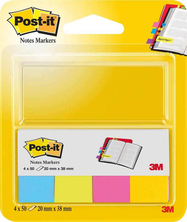 Image du produit Post-it marqueur de page (20 x 38 mm)