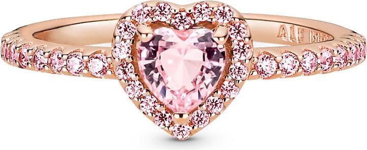 Immagine prodotto Pandora Anello a cuore scintillante in oro rosa 14k (56, 925 Argento)