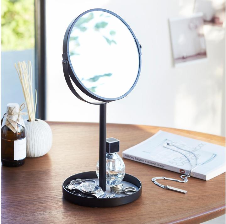 Actual product image Yamazaki Table mirror with shelf TOWER
