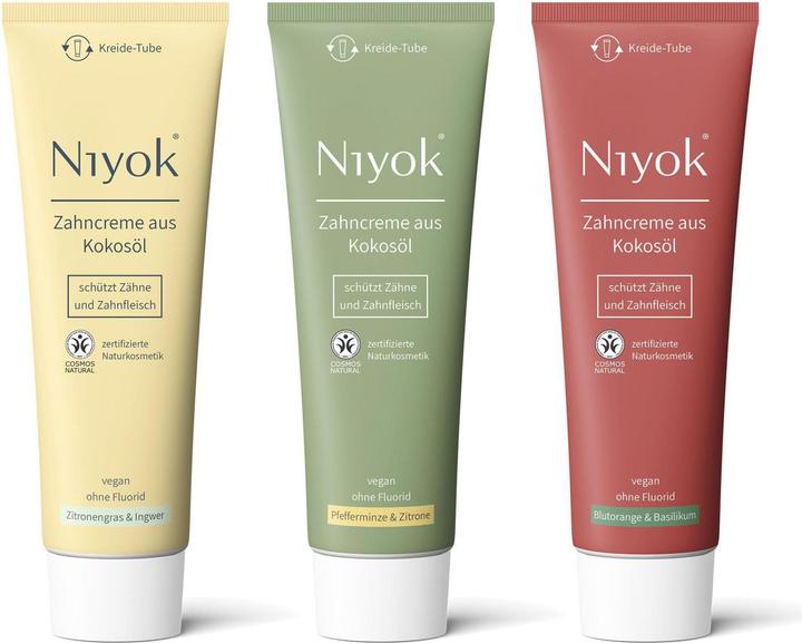 Produktbild Niyok Zahncreme Kokosöl Minze & Zitrone 75 ml (75 ml)