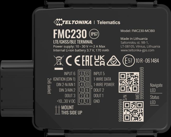 Produktbild Teltonika FMC230 Waterproof LTE CAT 1