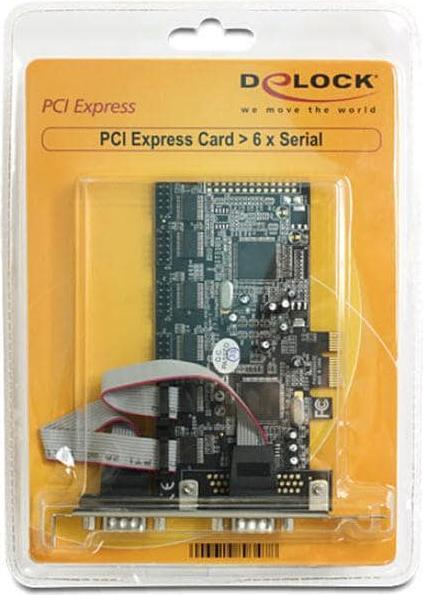 Image du produit Delock 89347 Carte PCI Express 6 x série