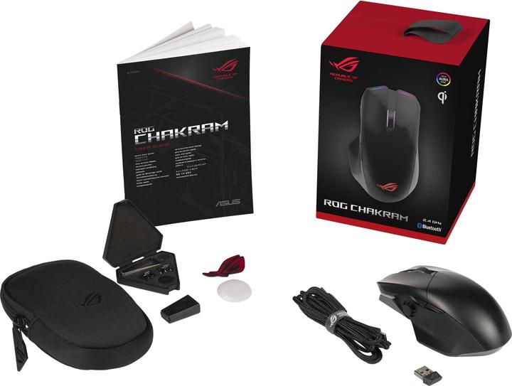 Actual product image ASUS ROG Chakram (Cable, Wireless)