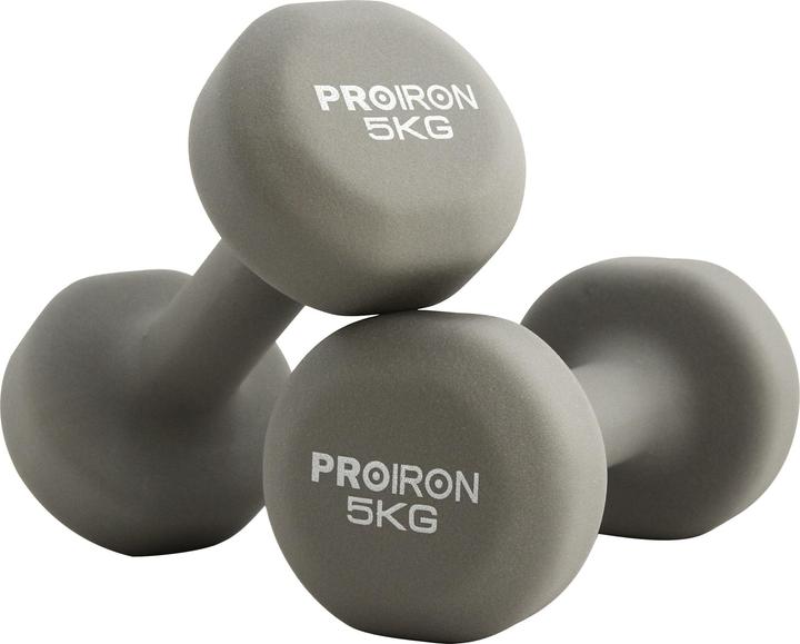 Actual product image Proiron 2er-Set Kurzhantel (5 kg) (2 x 5 kg)