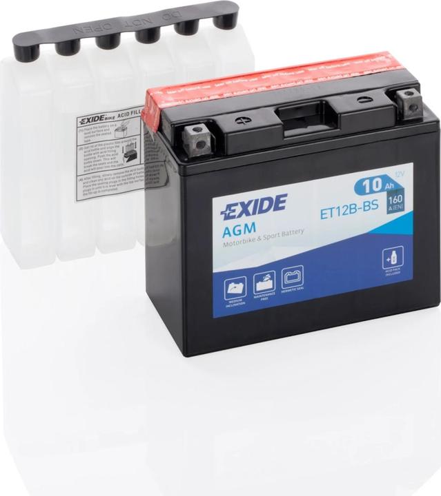 Exide Agm (12 V, 10 Ah, 160 A)